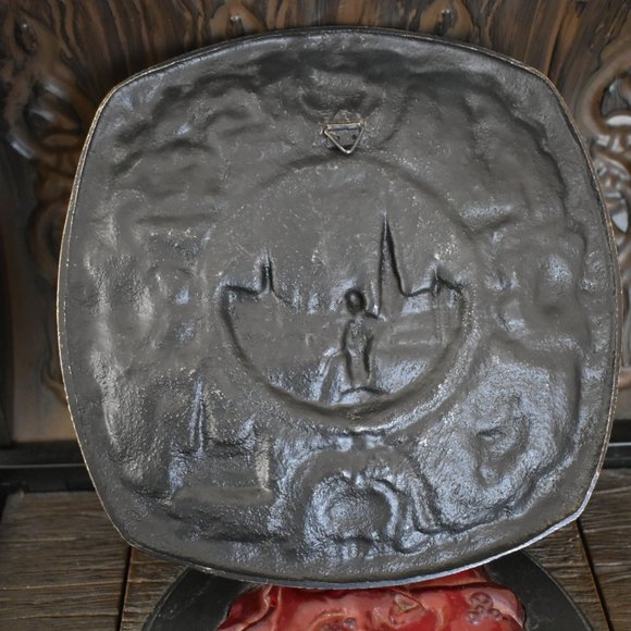 Vintage antique 3D ART WALL HANGING PLATE Brussels and its monuments - Picture 8 of 10